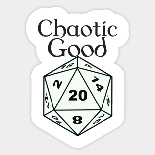 Chaotic Good Alignment Sticker